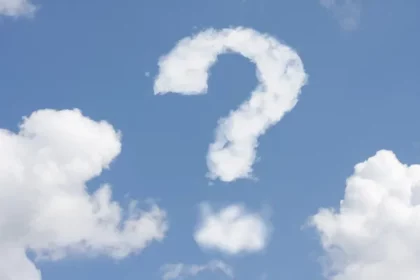 Cloud with question mark