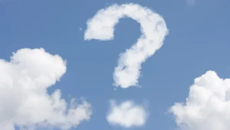 Cloud with question mark